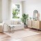 vidaXL Covor Shaggy Antiderapant Crem 200 x 200 cm PP 4019785