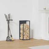 vidaXL Suport pentru lemne de foc Antracit Oțel laminat la rece 864261