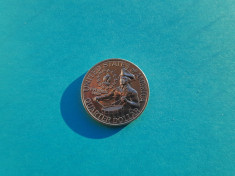 Quarter dollar 1976-SUA-AUNC-in realitate arata bine foto