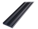 Radiator cu aripioare negru 1000mm x 105mm