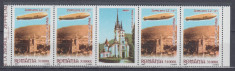 2004 LP 1652 EVENIMENTE 75 ANI ZEPPELINUL - BRASOV STRAIF DE 4 MARCI+VINIETA MNH foto