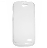 Husa silicon transparenta (cu spate mat) pentru Allview A5 Duo