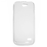 Husa silicon transparenta (cu spate mat) pentru Allview A5 Duo