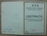 Legitimatie Institutul Central de Statistica/ anii &#039;50