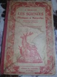 Carte 1930,Notiuni stiintifice,Les sciences physique&amp;naturelles,A. BREMANT,Paris