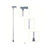 Baston reglabil din aluminiu cu maner ergonomic