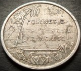 Cumpara ieftin Moneda exotica 2 FRANCI - POLYNESIE / POLINEZIA, anul 1979 * cod 3880, Australia si Oceania