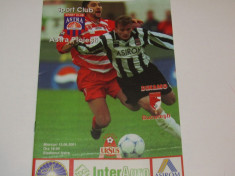 Program meci fotbal ASTRA PLOIESTI - DINAMO BUCURESTI (13.06.2001) foto