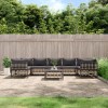 VidaXL Set mobilier de grădină cu perne, 8 piese, antracit, poliratan 3186803