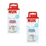 Biberon First Choice, flux S, 0 luni+, culori variate, 150 ml, 1 bucata, Nuk