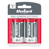 BATERIE GREENCELL R20 BLISTER 2 BUC EuroGoods Quality, Rebel