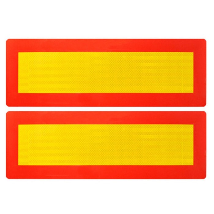 Set placute reflectorizante pentru camioane &quot;VEHICUL LUNG&quot; AVX-T5522