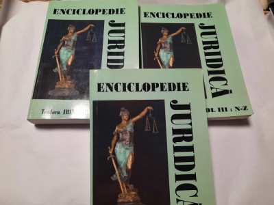 Teodora Irinescu - Enciclopedie juridica 3 VOLUME RF22/1 foto