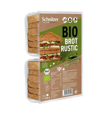 Paine Neagra de Toast Fara Gluten Bio 430 grame Schnitzer foto