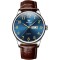 Ceas barbati Olevs Quartz Elegant Analog Indici Luminosi Data Piele naturala Maro