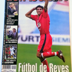 Revista fotbal - "DON BALON" (24.09. -30.09.2001) poster jucatorul CASAS