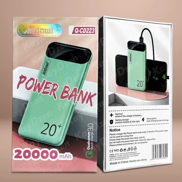 Power Bank Andowl Q-CD223 20000 mAh