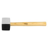 Ciocan de cauciuc negru/alb 450g Neo Tools 25-067 HardWork ToolsRange, NEO-TOOLS