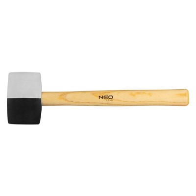 Ciocan de cauciuc negru/alb 450g Neo Tools 25-067 HardWork ToolsRange foto