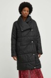 Answear Lab geaca femei, culoarea negru, de iarna, oversize