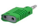 Conector banană 4mm verde 36A 30VAC 60VDC ELECTRO-PJP 1080-V