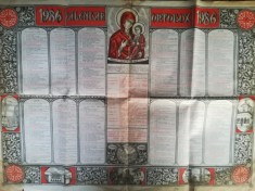Calendar cre?tin ortodox 1986 foto