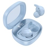 Casti Bluetooth Hoco EW65 Shadow, Capacitate 500mAh, Autonomie 4 Ore, Afisaj Digital, Albastru