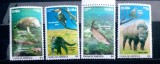 Cuba 2016 fauna animale zimbri, pești leoparzi,mamifere marine,serie 4v. nestampilata