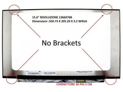 Display Laptop, Lenovo, ThinkPad E15 Gen 2, E15 Gen 3, N156HGA-EA3 C1, SD10R39344, FRU 02DC348, NT156FHM-N62 V8.1, NT156FHM-N61, B156HTN06.1, TV156FHM foto