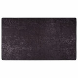 Covor Antracit Lavabil 190x300 cm, Antiderapant, Poliester