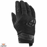 Manusi femei pentru scuter - motocicleta Roadster vara textil/piele Ixon model MIG 2 LS culoare: negru &ndash; degete tactile S (7/8)