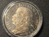 P10 Germania 5 marci 1969 Fontaine Argint ex Proof /din foto