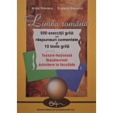 Iancu Saceanu - Limba romana - 500 exercitii grila cu raspunsuri comentate si 10 teste grila (Editia: 2004)