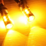 Set 2 becuri LED auto Xentech Light PWY24W portocaliu, 10 SMD 2835, CANBUS, 12V-24V, 5W