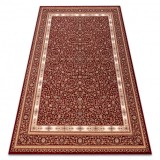 Covor L&acirc;nă NAIN Ornament, cadru, 7965/51066 vin roșu / b&eacute;žov&aacute; , 80x150 cm