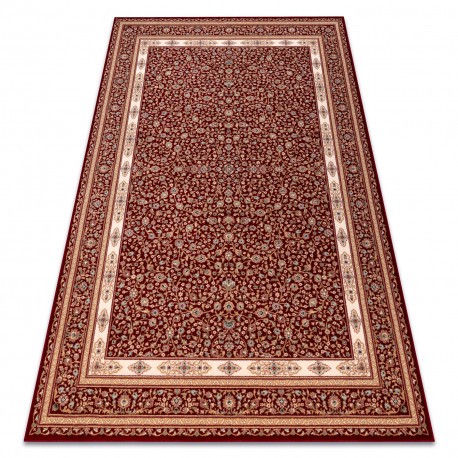 Covor L&acirc;nă NAIN Ornament, cadru, 7965/51066 vin roșu / b&eacute;žov&aacute; , 240x340 cm