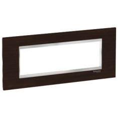 Rama Ornament 7M lemn Schneider Eazy Styl wenge crom LMR7847038 foto