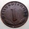 B.087 GERMANIA 1 REICHSPFENNIG 1938 D