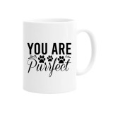 Cana alba personalizata &quot;you are purrfect&quot;, INOVATIX&reg;. 330ml, Oem