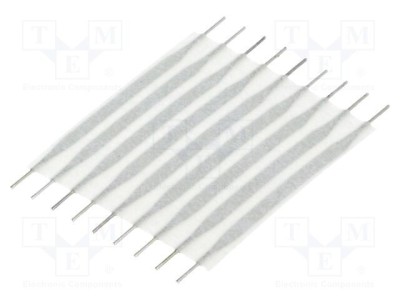 Conector cablu jumper flexibil TE Connectivity Flexstrip 2,54mm 25,4mm 9 pini foto