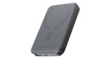 Joyroom Powerbank JR-W020 Mini 5000mAh USB-A USB-C inductiv 20W - negru + cablu USB-C / USB-C