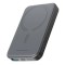 Joyroom Powerbank JR-W020 Mini 5000mAh USB-A USB-C inductiv 20W - negru + cablu USB-C / USB-C