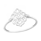 Inel Argint 925 Filigran Silver Marimea 52 Cutie Cadou Fara Pietre