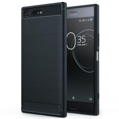 Carcasa TECH-PROTECT TPUCARBON Sony Xperia XZ Premium Black foto