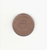 Germania (R.F.G.) 5 pfennig 1991 litera A, Europa