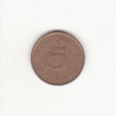 Germania (R.F.G.) 5 pfennig 1991 litera A