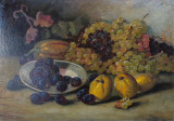 Elena M&uuml;ller-Stăncescu-Natură statică cu fructe, tablou pictat &icirc;n ulei (1940)