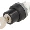 Comutator rotativ cu cheie 22mm 2 poziții negru
