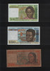 Rar! Set Madagascar 500 + 1000 + 2500 + 5000 + 10000 + 25000 francs ariary, Africa