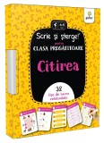 Cumpara ieftin Citirea, Prescolari clasa pregatitoare, Scrie si sterge, Gama